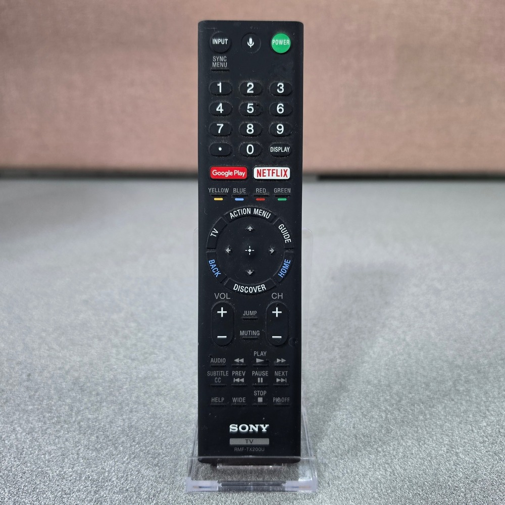 Sony Remote Control Lot RMF-TX200U Voice TV & RMT-V402 Video Black Excellent